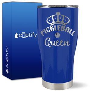 Pickleball Queen on 27oz Curve Tumbler