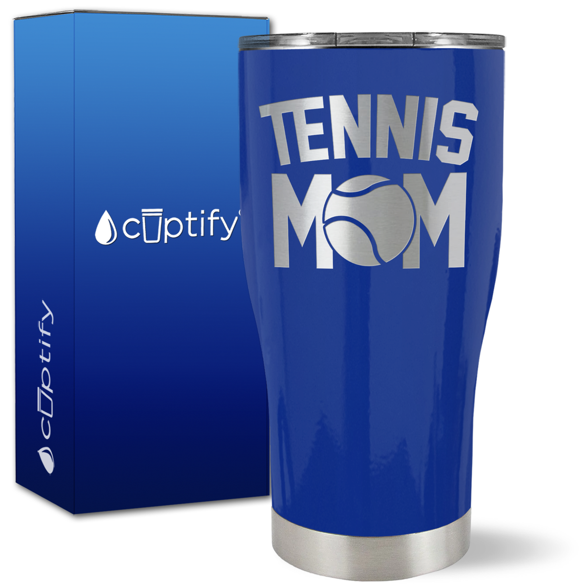 Tennis Mom on 27oz Curve Tumbler