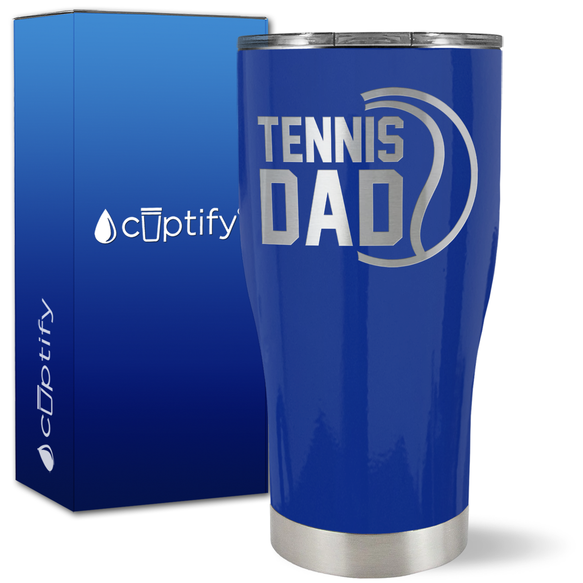 Tennis Dad on 27oz Curve Tumbler