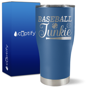 Baseball Junkie on 27oz Curve Tumbler