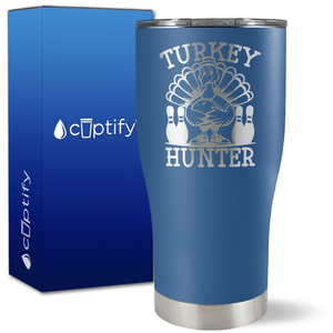 Bowling Turkey Hunter on 27oz Curve Tumbler