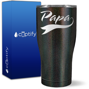 Papa Swoosh on 27oz Curve Tumbler