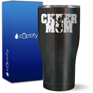 Cheer Mom on 27oz Curve Tumbler