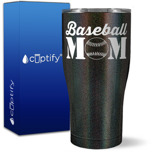 Baseball Mom on 27oz Curve Tumbler