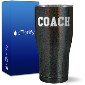 Coach on 27oz Curve Tumbler