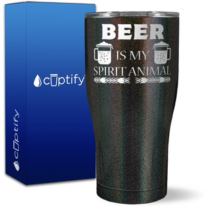 Beer is my Spirit Animal on 27oz Curve Tumbler