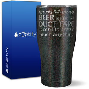 Beer is Just Like Duct Tape on 27oz Curve Tumbler