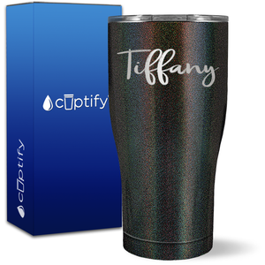 Personalized Tiffany Style on 27oz Curve Tumbler