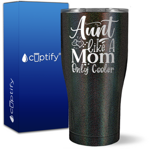 Aunt Like A Mom Only Cooler on 27oz Curve Tumbler