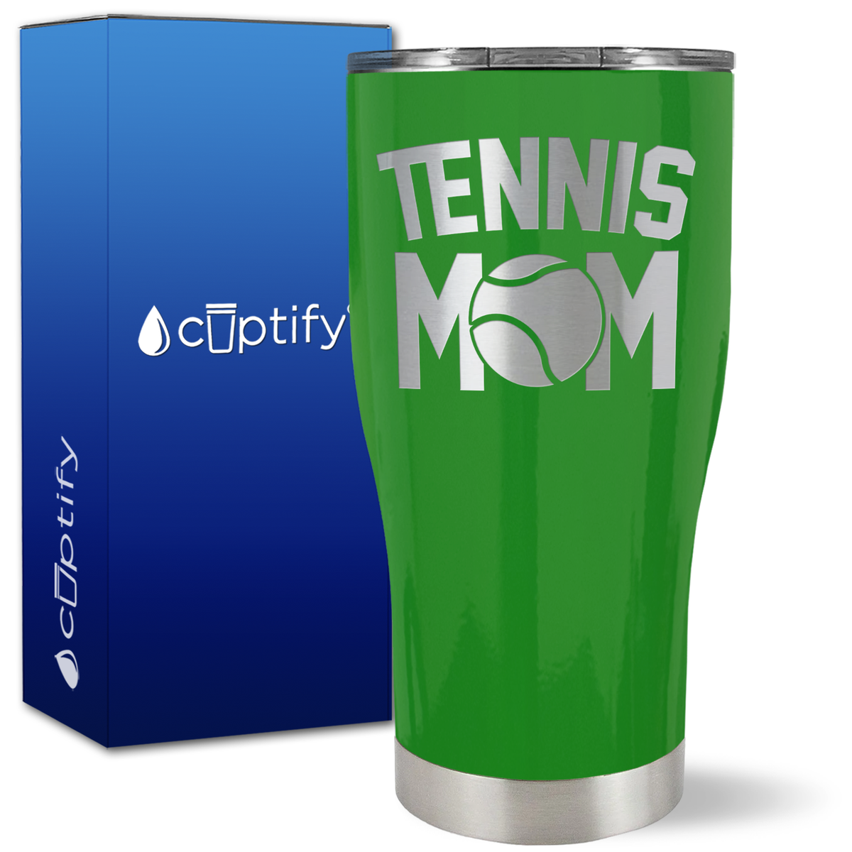 Tennis Mom on 27oz Curve Tumbler