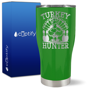 Bowling Turkey Hunter on 27oz Curve Tumbler