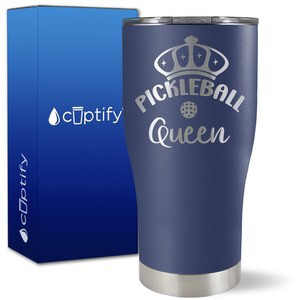 Pickleball Queen on 27oz Curve Tumbler