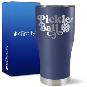 Pickleball on 27oz Curve Tumbler