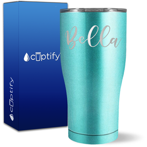 Personalized Bella Style on 27oz Curve Tumbler