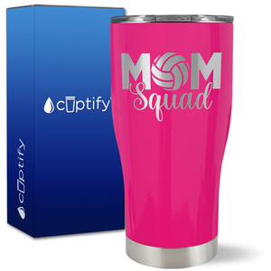 Mom Squad Volleyball on 27oz Curve Tumbler
