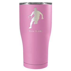 Personalized Basketball Player Silhouette Tumbler