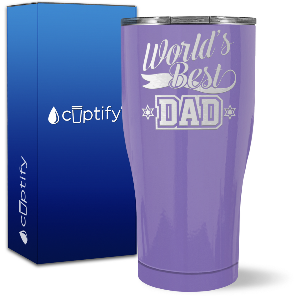 World's Best Dad on 27oz Curve Tumbler