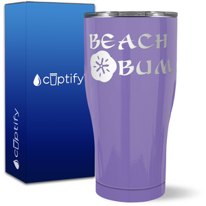 Beach Bum on 27oz Curve Tumbler