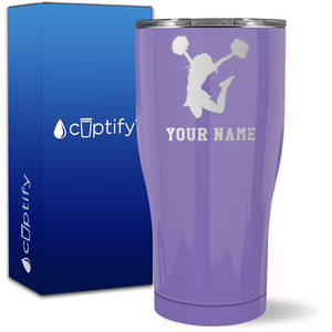 Personalized Cheerleader on 27oz Curve Tumbler