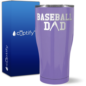 Baseball Dad on 27oz Curve Tumbler