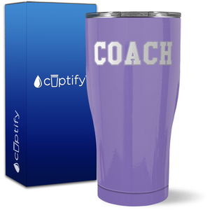 Coach on 27oz Curve Tumbler