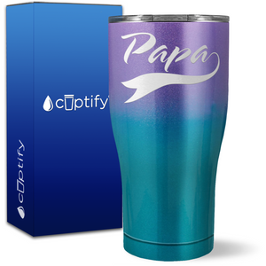 Papa Swoosh on 27oz Curve Tumbler