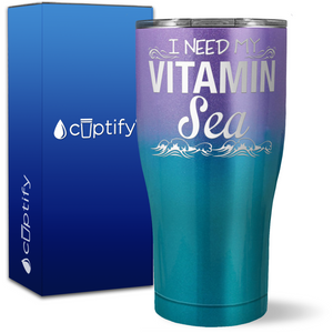 I Need my Vitamin Sea on 27oz Curve Tumbler