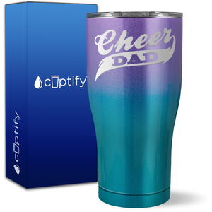 Cheer Dad on 27oz Curve Tumbler