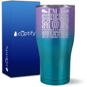 I'm a Cheer Mom on 27oz Curve Tumbler