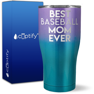 Best Baseball Mom Ever on 27oz Curve Tumbler