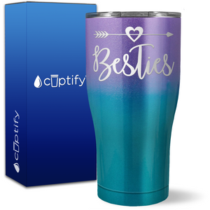 Best Friend Besties on 27oz Curve Tumbler