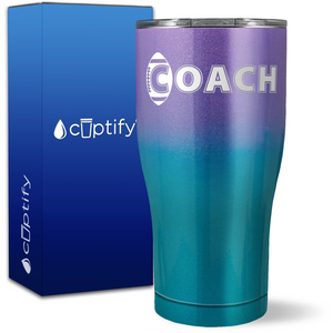 Football Coach on 27oz Curve Tumbler