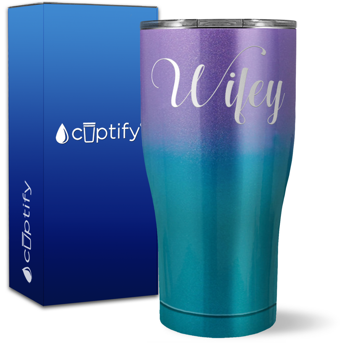 Wifey on 27oz Curve Tumbler
