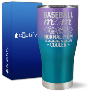 Baseball Mom Just Like a Normal Mom on 27oz Curve Tumbler