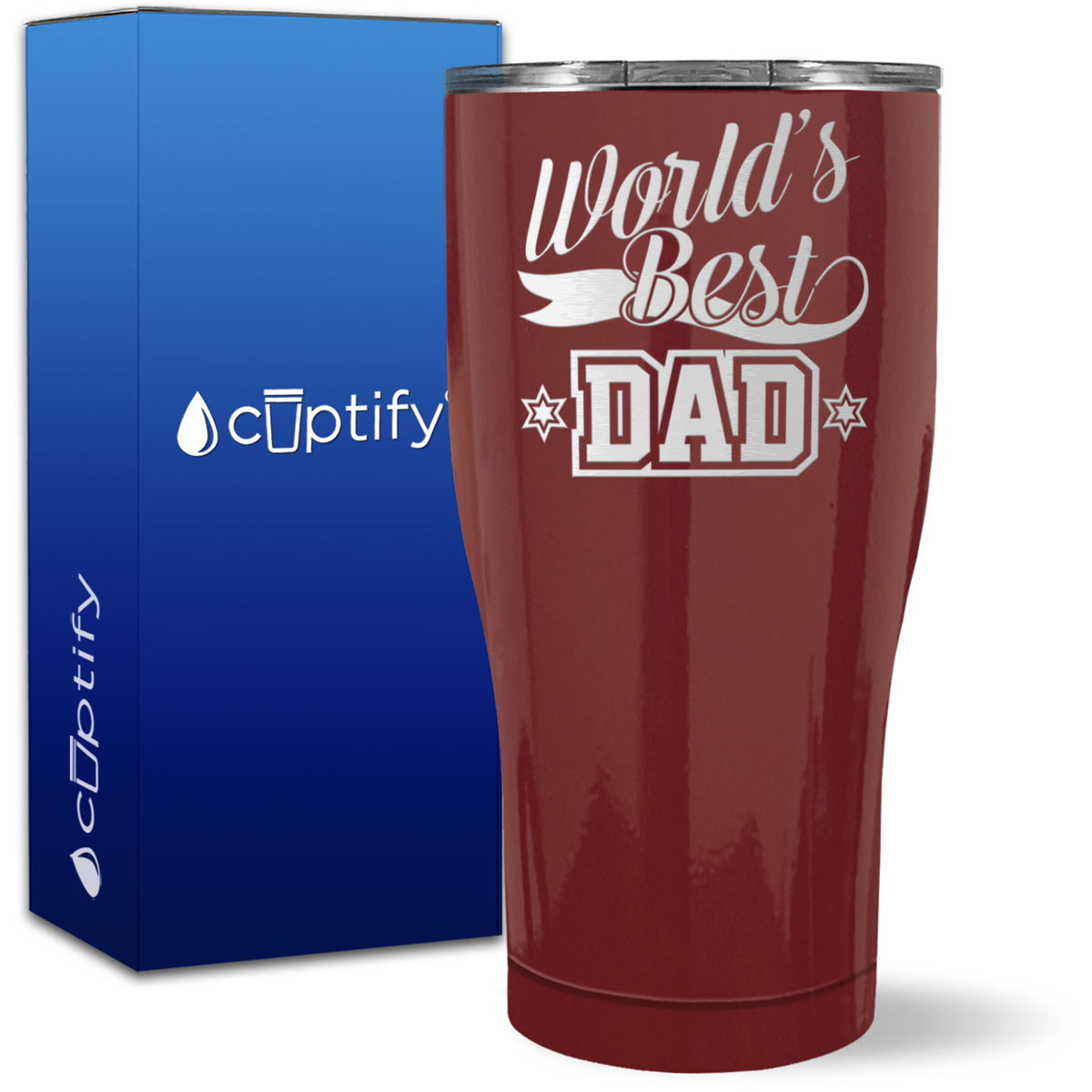World's Best Dad on 27oz Curve Tumbler