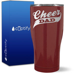 Cheer Dad on 27oz Curve Tumbler