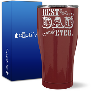 Best Dad Ever Design on 27oz Curve Tumbler