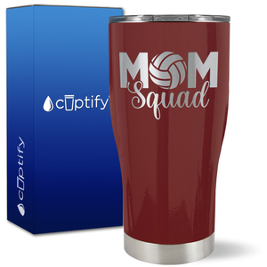 Mom Squad Volleyball on 27oz Curve Tumbler