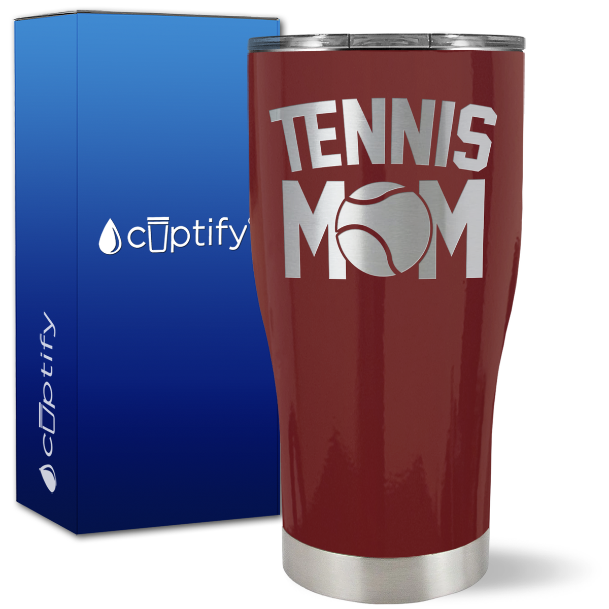 Tennis Mom on 27oz Curve Tumbler