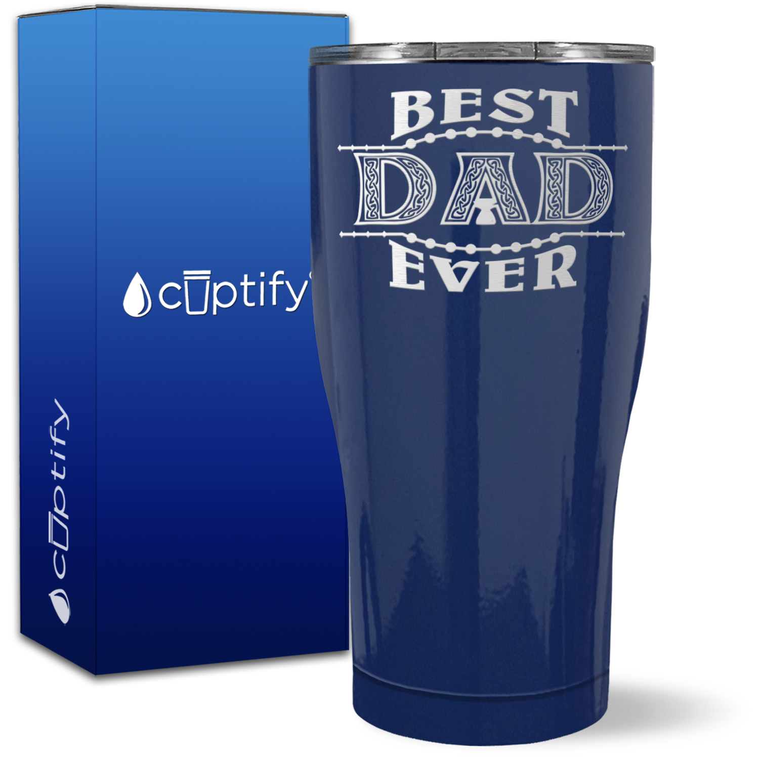 Best Dad Ever on 27oz Curve Tumbler