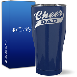 Cheer Dad on 27oz Curve Tumbler