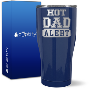 Hot Dad Alert on 27oz Curve Tumbler