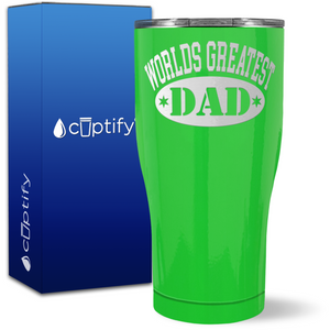 World's Greatest Dad on 27oz Curve Tumbler