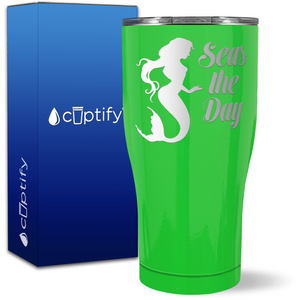 Seas the Day on 27oz Curve Tumbler