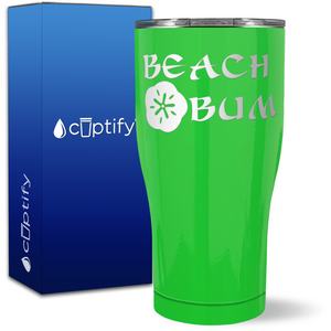 Beach Bum on 27oz Curve Tumbler