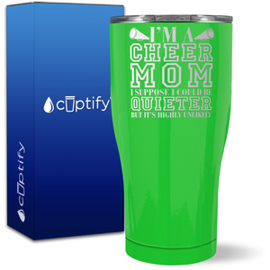 I'm a Cheer Mom on 27oz Curve Tumbler