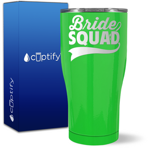 Bride Squad Swoosh on 27oz Curve Tumbler