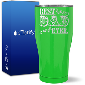 Best Dad Ever Design on 27oz Curve Tumbler