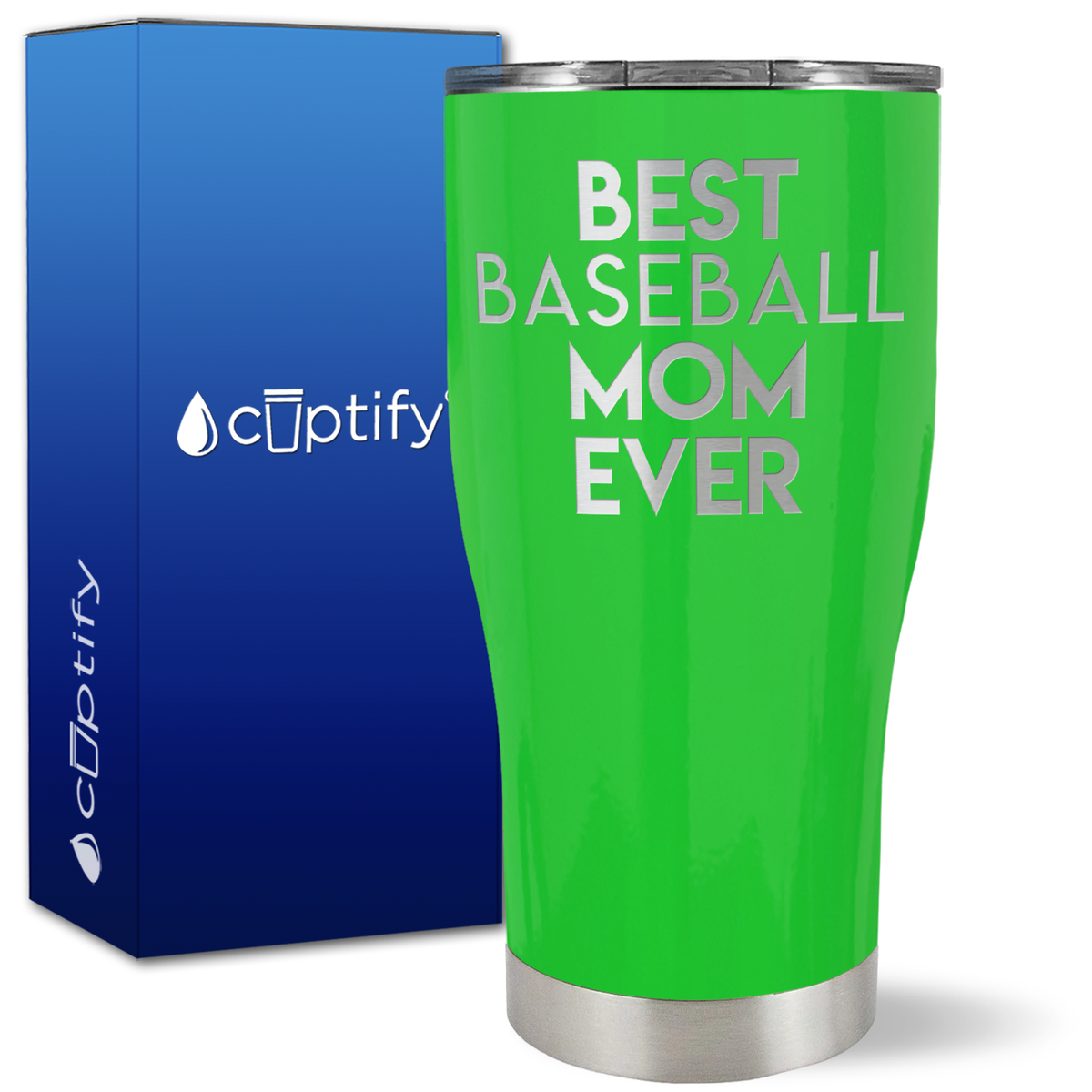 Best Baseball Mom Ever on 27oz Curve Tumbler