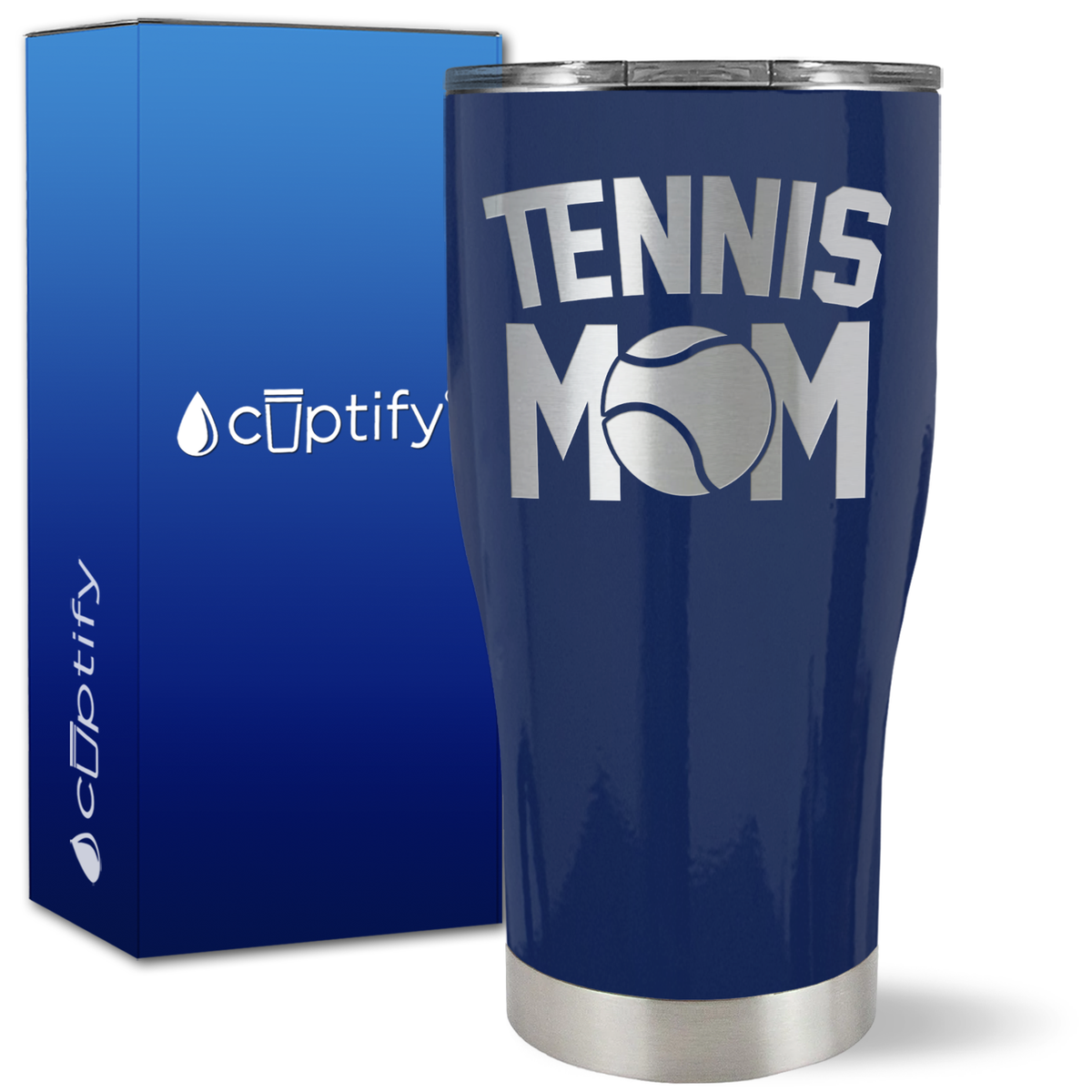 Tennis Mom on 27oz Curve Tumbler